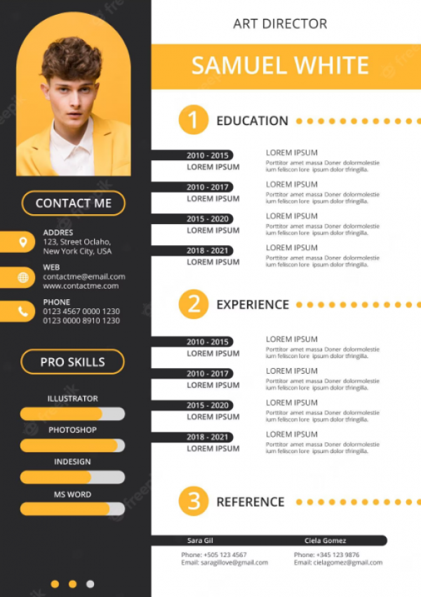 Desain CV Kreatif